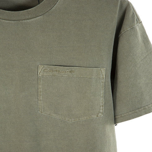 Carhartt WIP S/S Duster Pocket T-Shirt Seaweed Garment Dyed I030773_0WI_GD Degli Uberti